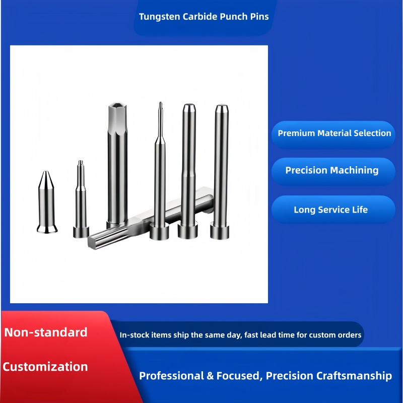 Mold Accessories Tungsten Steel Punch Pin & Punch Head, HSS T-Punch, AD Punching Pin Standard Parts